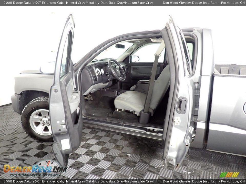 2008 Dodge Dakota SXT Extended Cab Mineral Gray Metallic / Dark Slate Gray/Medium Slate Gray Photo #27