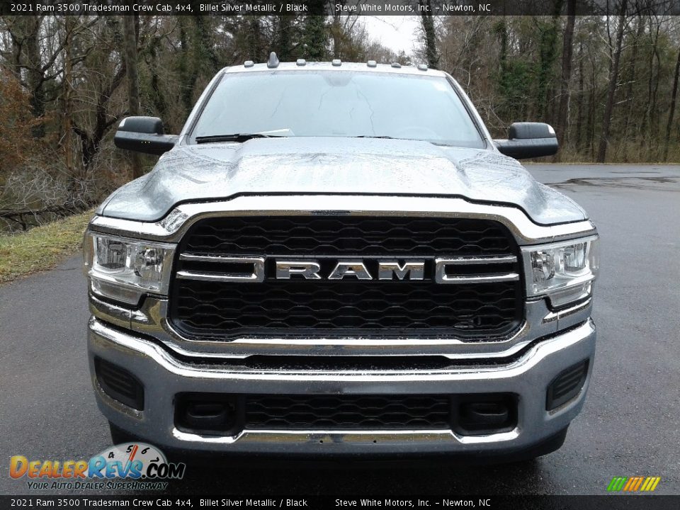 2021 Ram 3500 Tradesman Crew Cab 4x4 Billet Silver Metallic / Black Photo #3