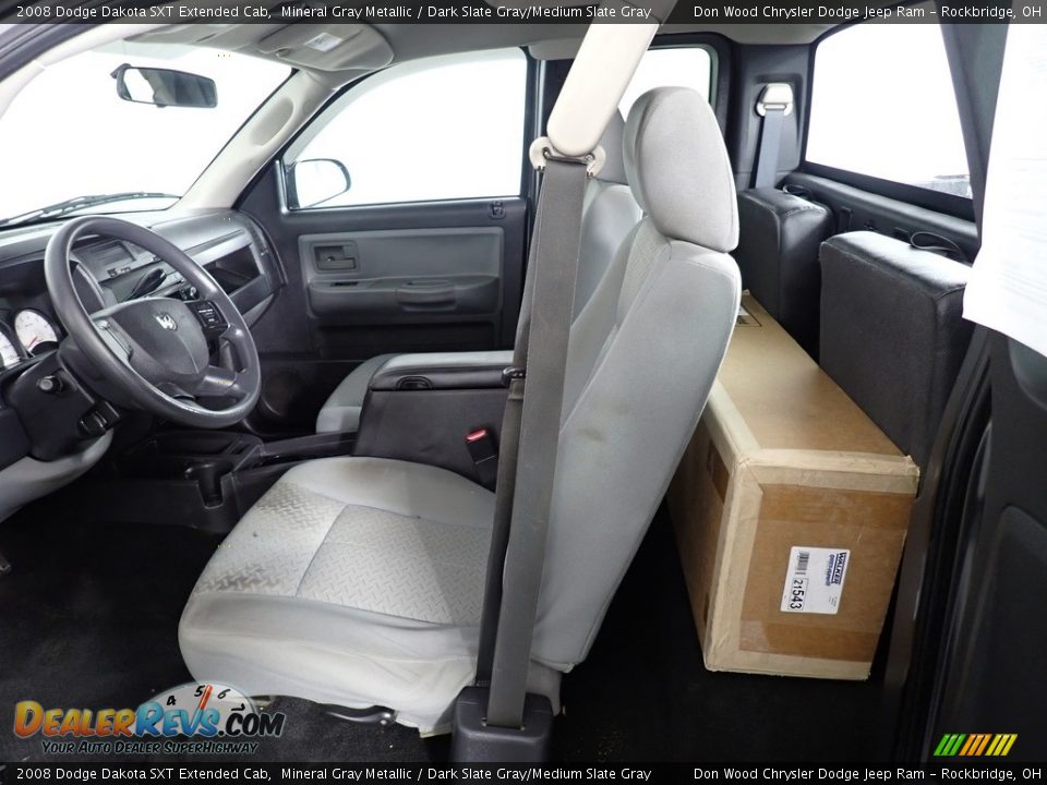 2008 Dodge Dakota SXT Extended Cab Mineral Gray Metallic / Dark Slate Gray/Medium Slate Gray Photo #28