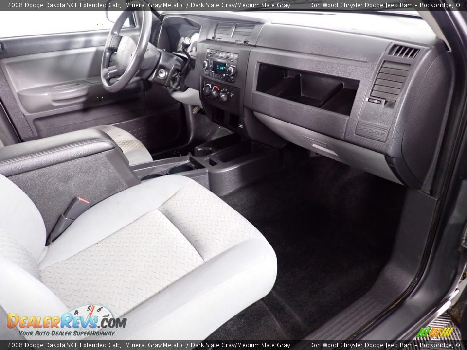 2008 Dodge Dakota SXT Extended Cab Mineral Gray Metallic / Dark Slate Gray/Medium Slate Gray Photo #30