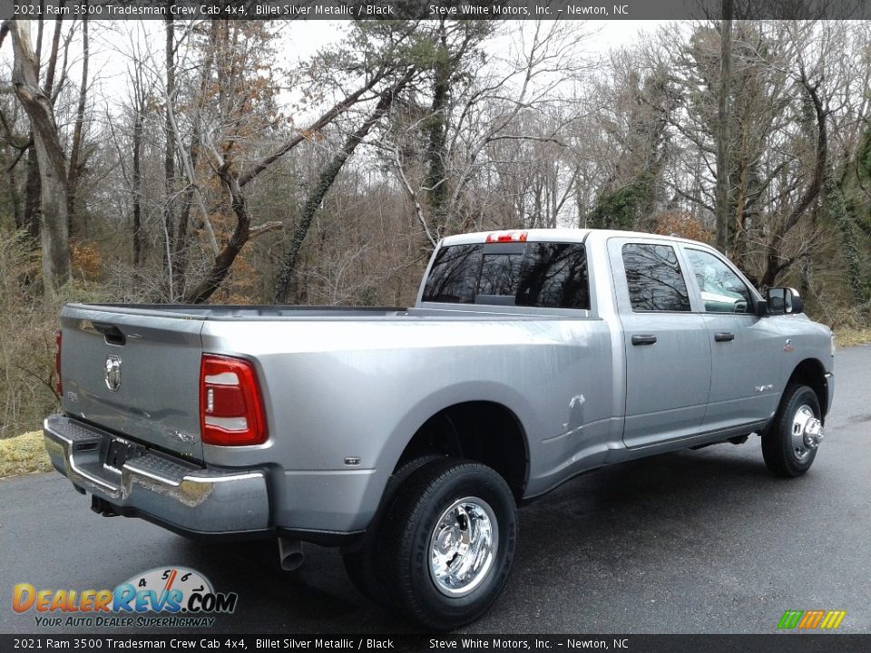 2021 Ram 3500 Tradesman Crew Cab 4x4 Billet Silver Metallic / Black Photo #6