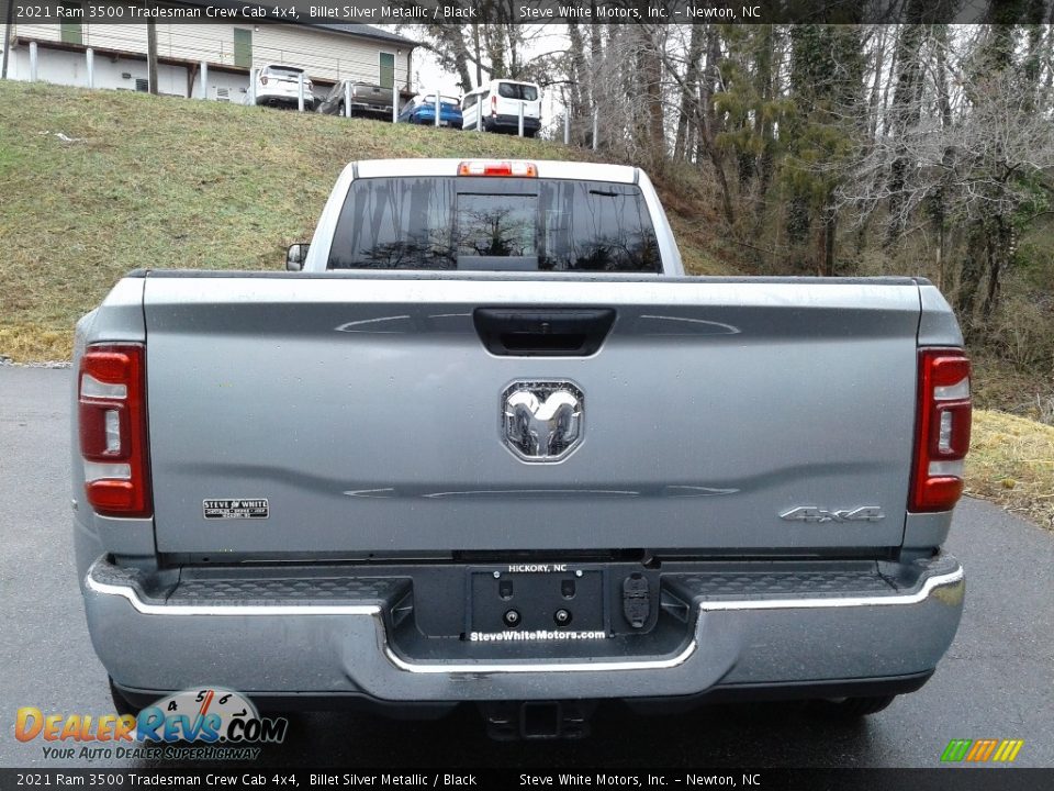 2021 Ram 3500 Tradesman Crew Cab 4x4 Billet Silver Metallic / Black Photo #7