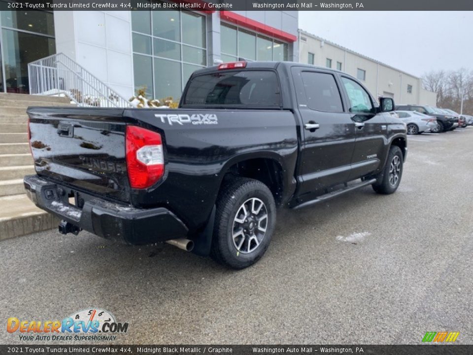 2021 Toyota Tundra Limited CrewMax 4x4 Midnight Black Metallic / Graphite Photo #13