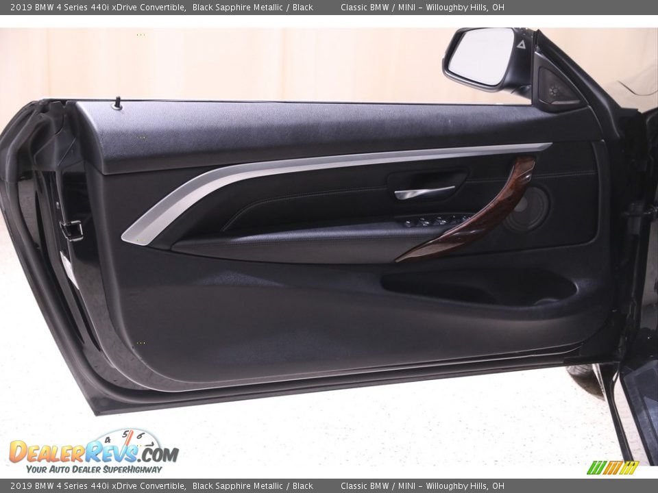 2019 BMW 4 Series 440i xDrive Convertible Black Sapphire Metallic / Black Photo #5