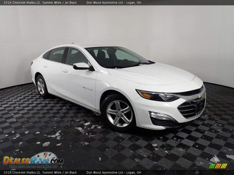 2019 Chevrolet Malibu LS Summit White / Jet Black Photo #3