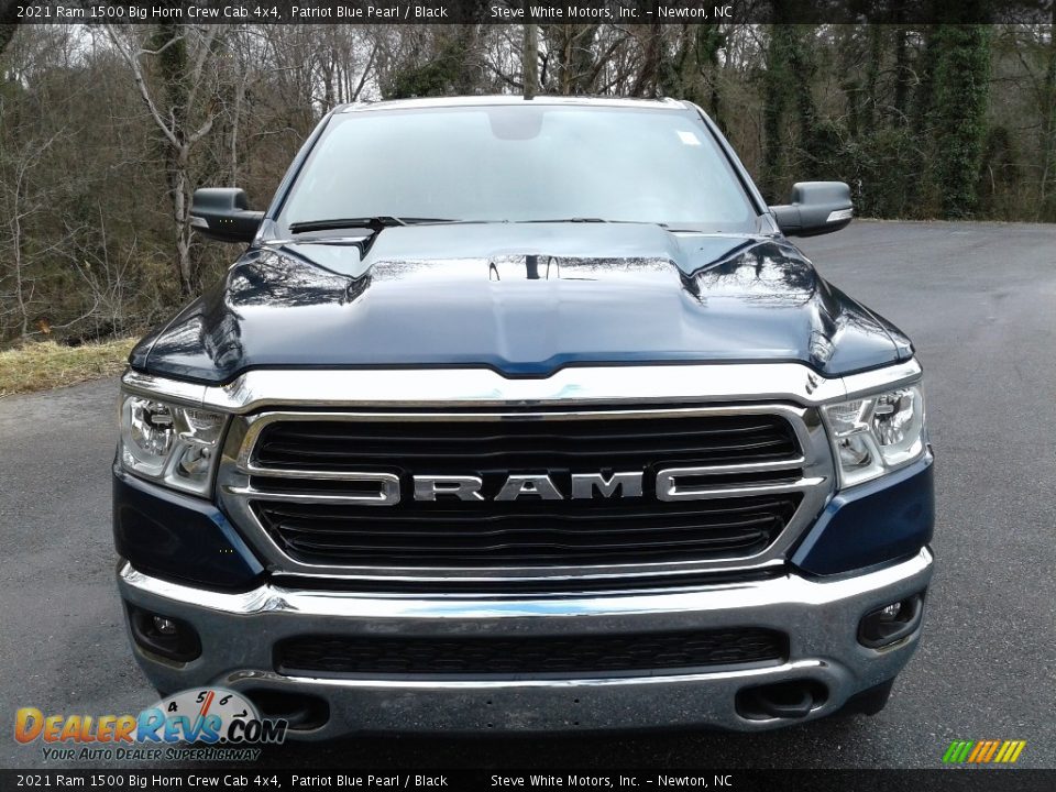 2021 Ram 1500 Big Horn Crew Cab 4x4 Patriot Blue Pearl / Black Photo #3