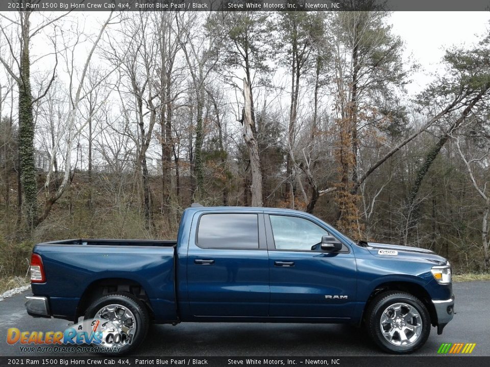 2021 Ram 1500 Big Horn Crew Cab 4x4 Patriot Blue Pearl / Black Photo #5