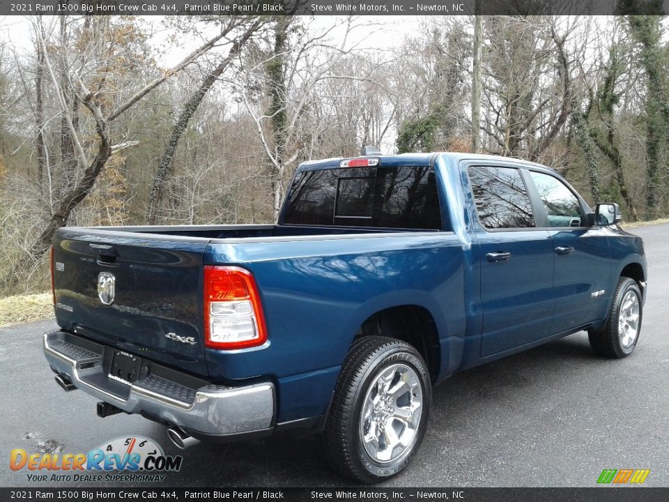 2021 Ram 1500 Big Horn Crew Cab 4x4 Patriot Blue Pearl / Black Photo #6