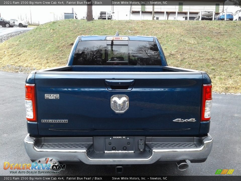 2021 Ram 1500 Big Horn Crew Cab 4x4 Patriot Blue Pearl / Black Photo #7