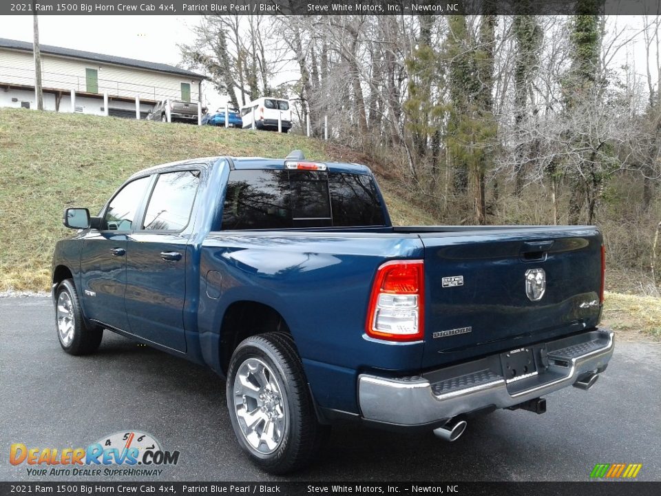 2021 Ram 1500 Big Horn Crew Cab 4x4 Patriot Blue Pearl / Black Photo #9