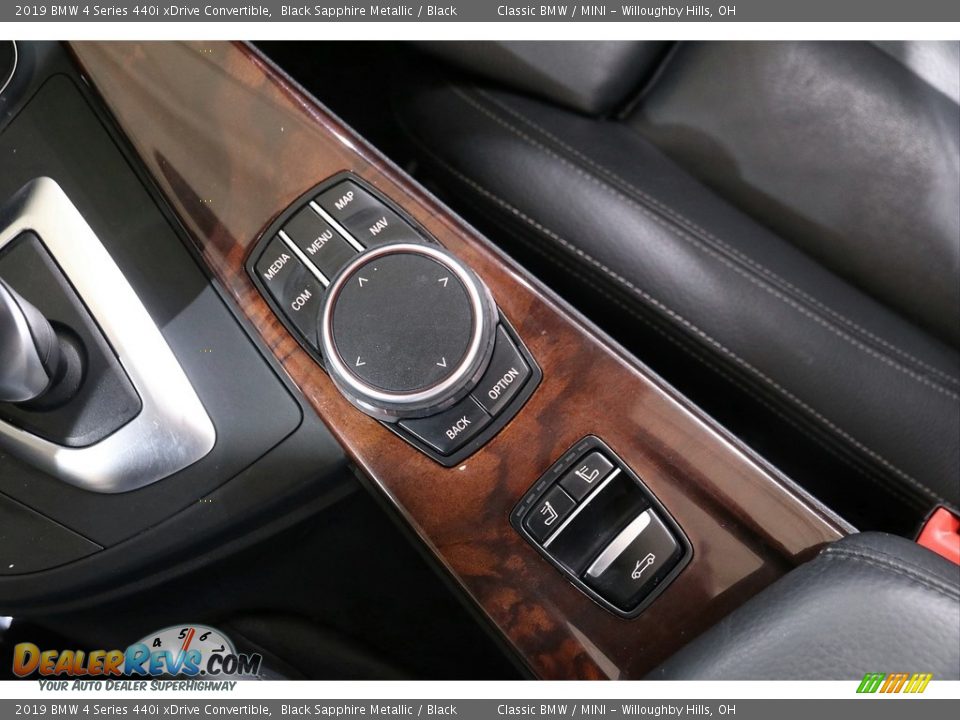 2019 BMW 4 Series 440i xDrive Convertible Black Sapphire Metallic / Black Photo #20