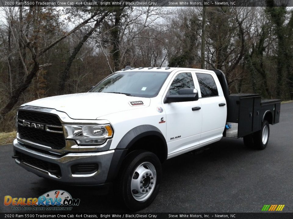 2020 Ram 5500 Tradesman Crew Cab 4x4 Chassis Bright White / Black/Diesel Gray Photo #2