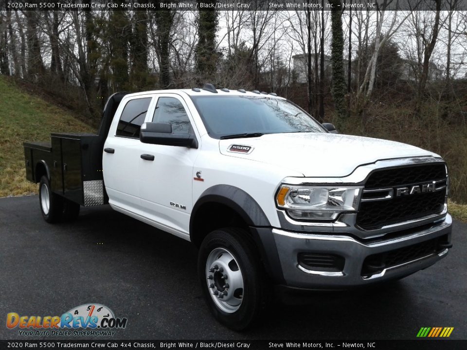 2020 Ram 5500 Tradesman Crew Cab 4x4 Chassis Bright White / Black/Diesel Gray Photo #4