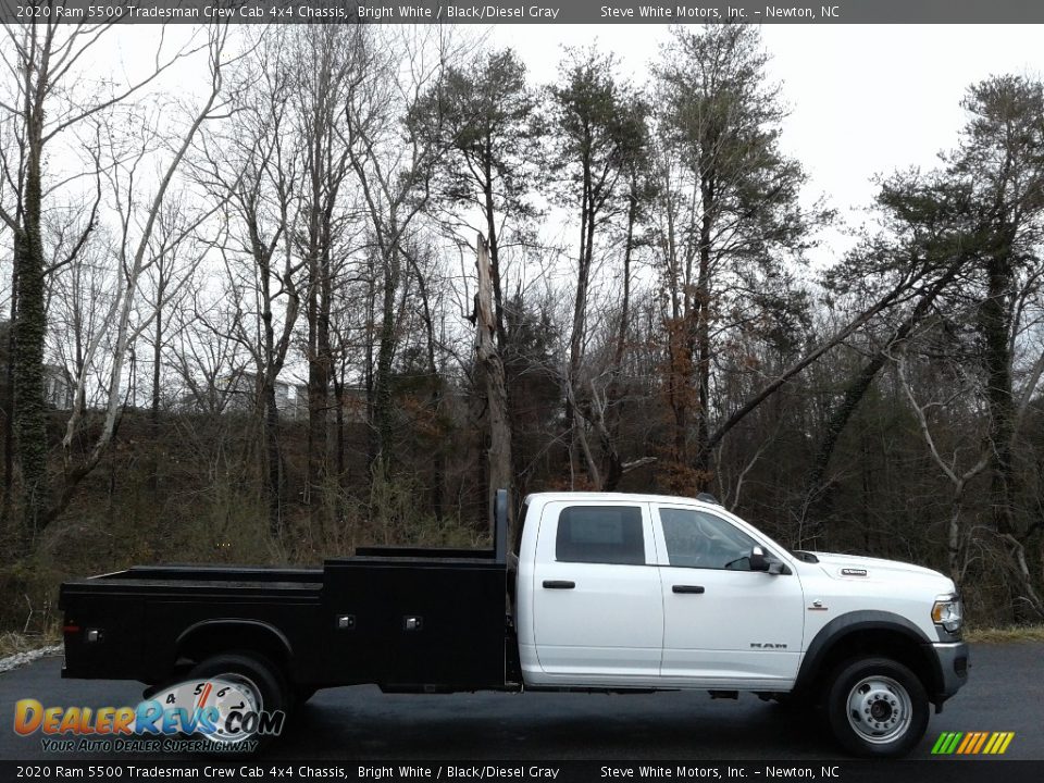 2020 Ram 5500 Tradesman Crew Cab 4x4 Chassis Bright White / Black/Diesel Gray Photo #5