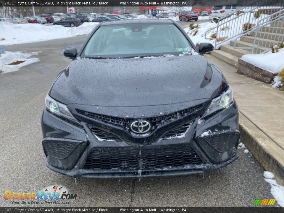 2021 Toyota Camry SE AWD Midnight Black Metallic / Black Photo #11