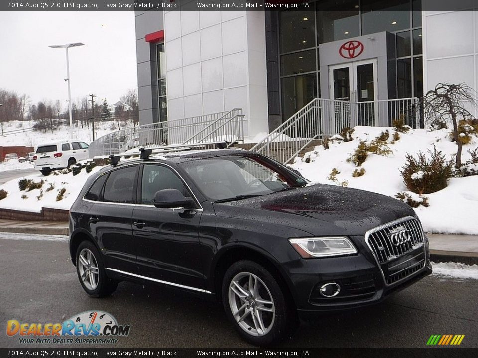 2014 Audi Q5 2.0 TFSI quattro Lava Gray Metallic / Black Photo #1