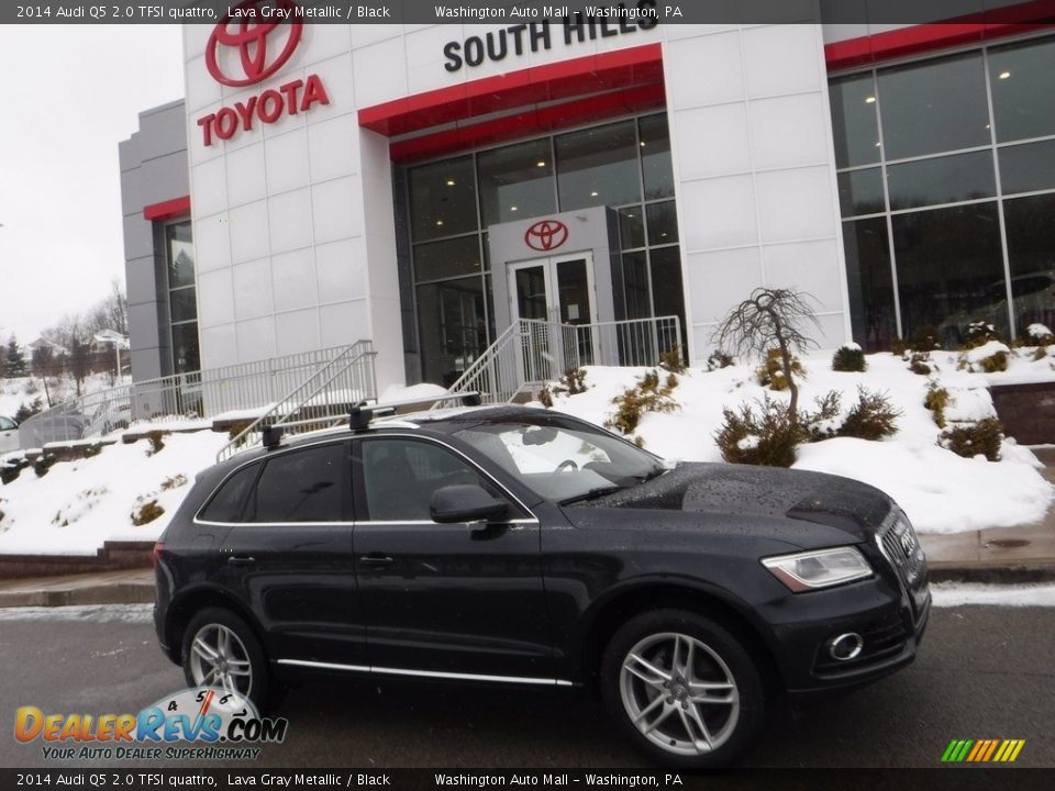 2014 Audi Q5 2.0 TFSI quattro Lava Gray Metallic / Black Photo #2