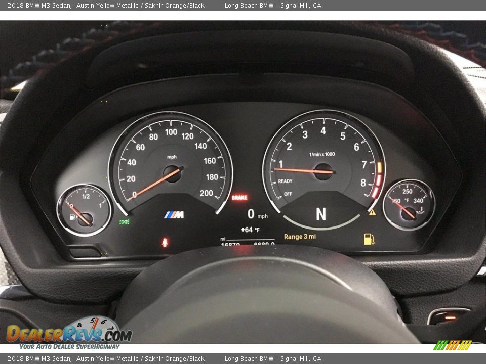 2018 BMW M3 Sedan Gauges Photo #20