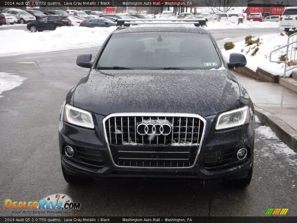 2014 Audi Q5 2.0 TFSI quattro Lava Gray Metallic / Black Photo #9