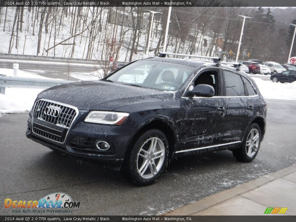 2014 Audi Q5 2.0 TFSI quattro Lava Gray Metallic / Black Photo #10