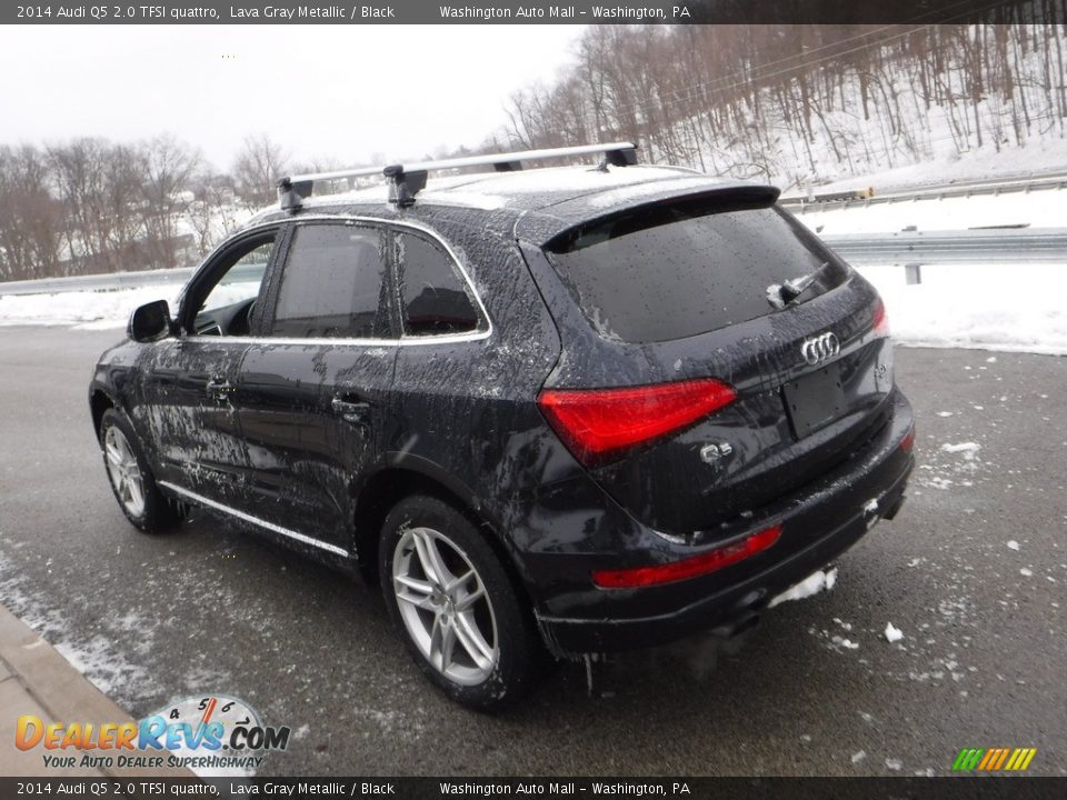 2014 Audi Q5 2.0 TFSI quattro Lava Gray Metallic / Black Photo #11