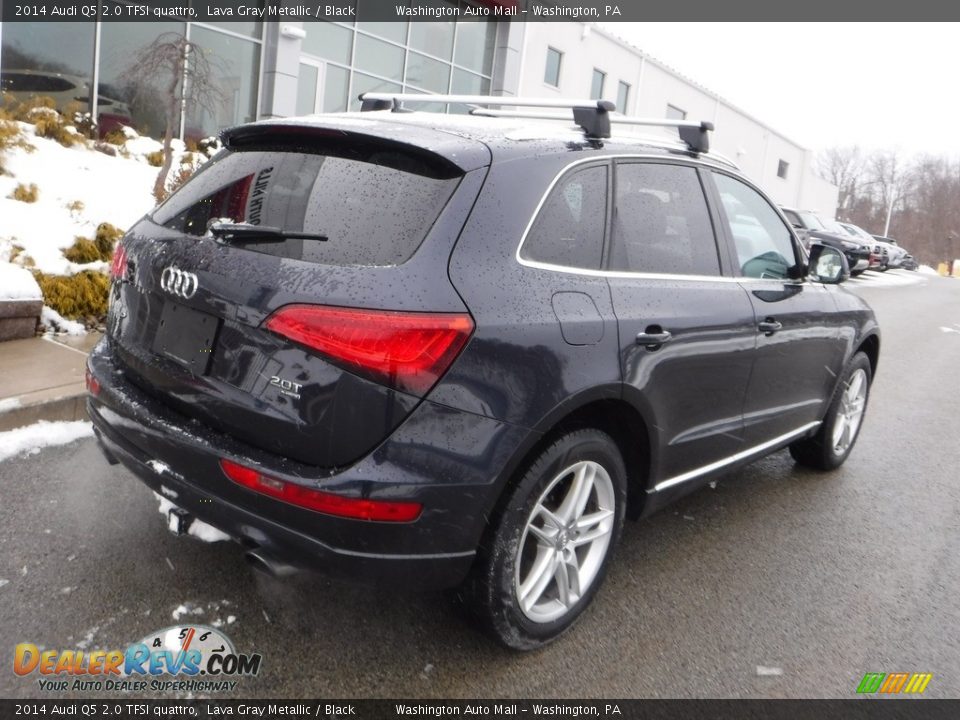 2014 Audi Q5 2.0 TFSI quattro Lava Gray Metallic / Black Photo #13