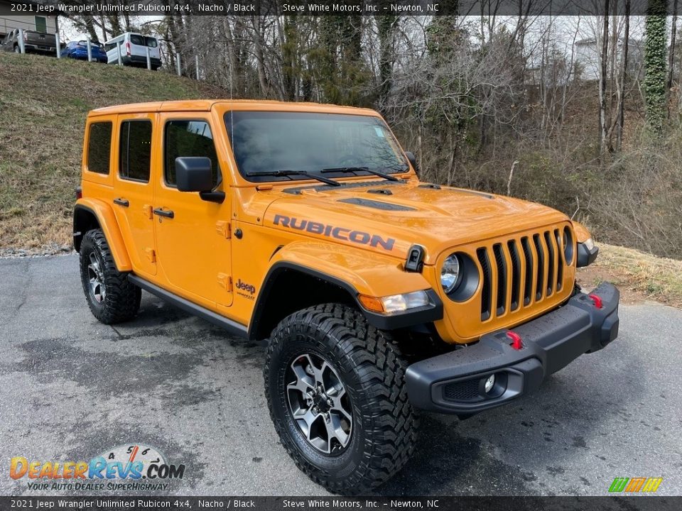 2021 Jeep Wrangler Unlimited Rubicon 4x4 Nacho / Black Photo #4