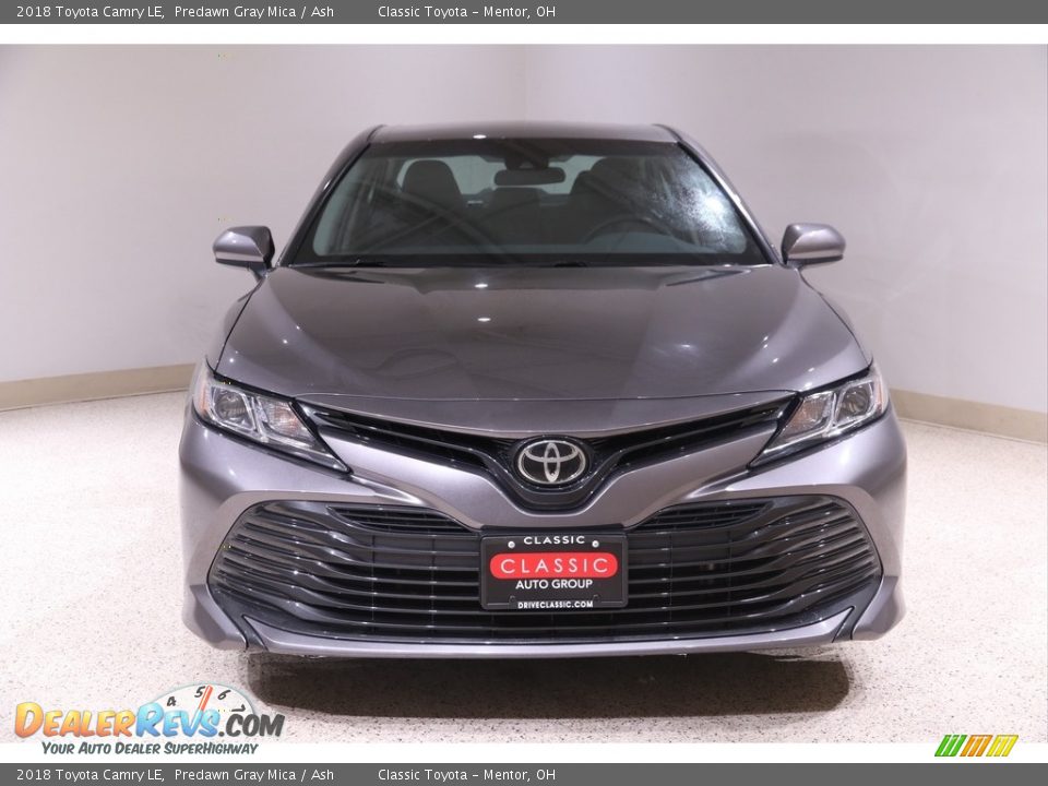 2018 Toyota Camry LE Predawn Gray Mica / Ash Photo #2