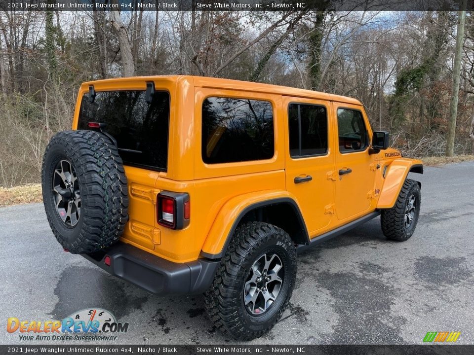 2021 Jeep Wrangler Unlimited Rubicon 4x4 Nacho / Black Photo #6