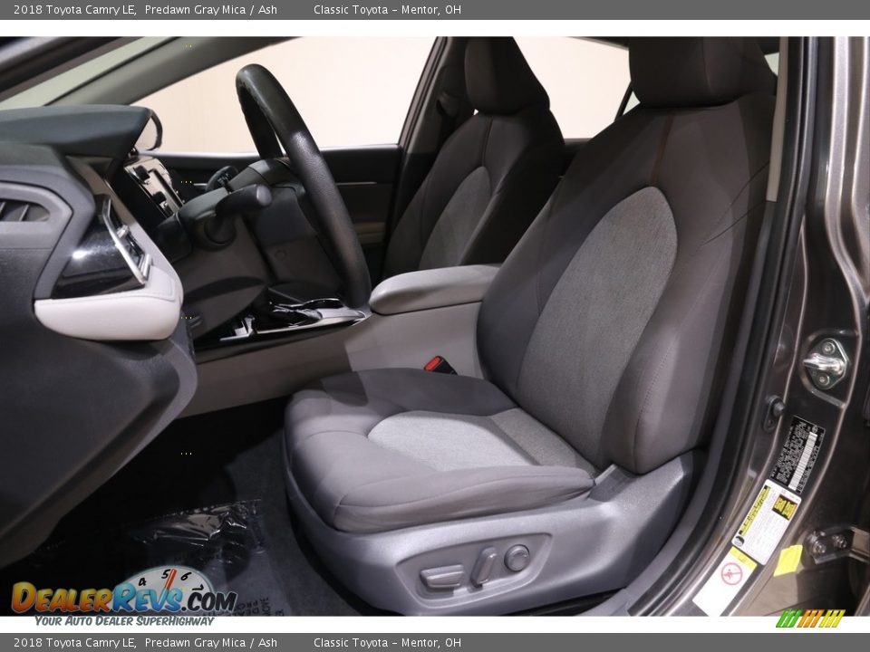 2018 Toyota Camry LE Predawn Gray Mica / Ash Photo #5