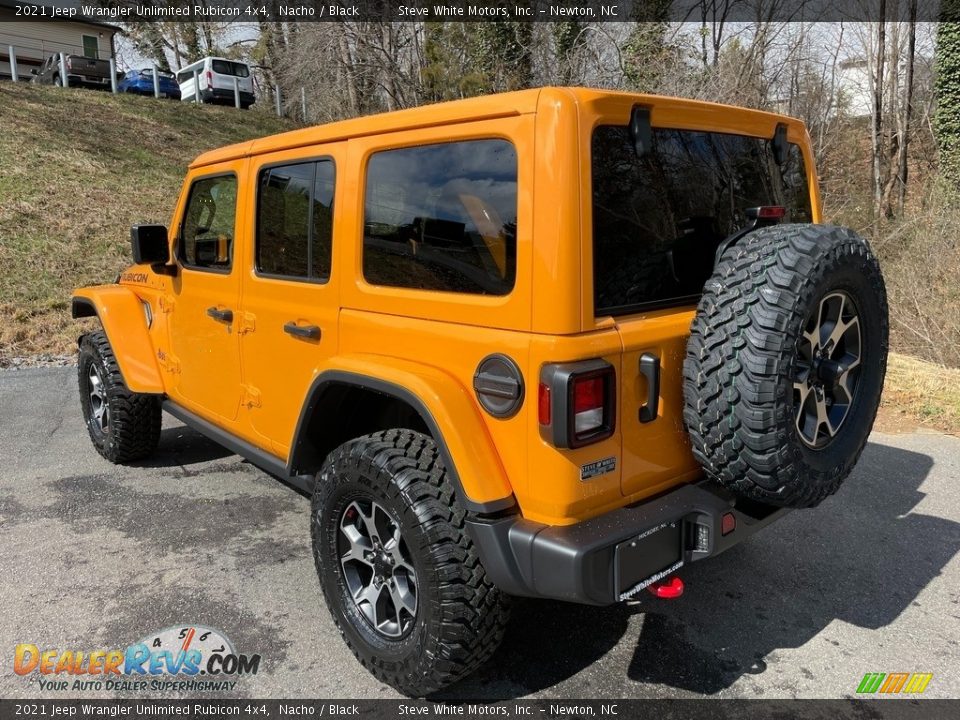 2021 Jeep Wrangler Unlimited Rubicon 4x4 Nacho / Black Photo #8