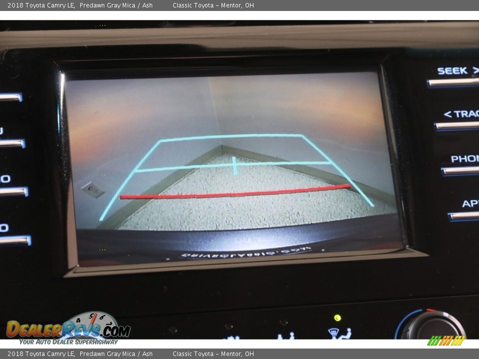 2018 Toyota Camry LE Predawn Gray Mica / Ash Photo #12