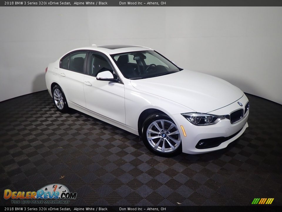 2018 BMW 3 Series 320i xDrive Sedan Alpine White / Black Photo #4