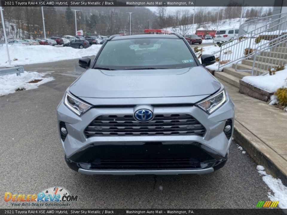 2021 Toyota RAV4 XSE AWD Hybrid Silver Sky Metallic / Black Photo #12