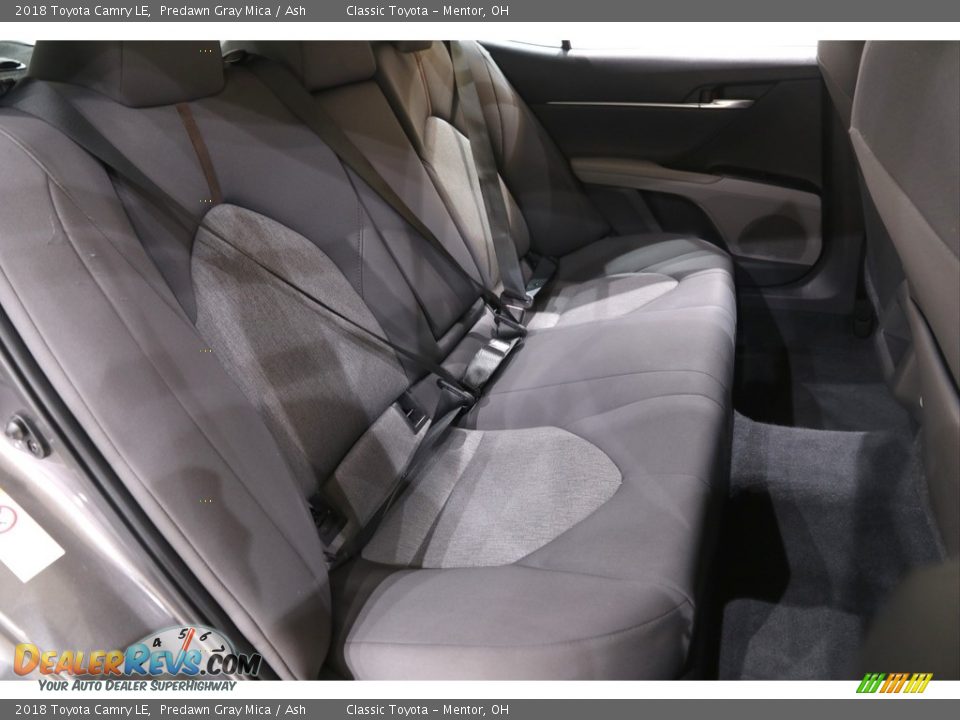 2018 Toyota Camry LE Predawn Gray Mica / Ash Photo #16