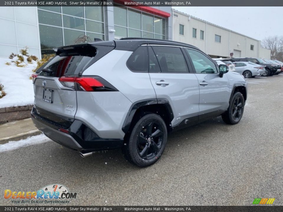 2021 Toyota RAV4 XSE AWD Hybrid Silver Sky Metallic / Black Photo #14