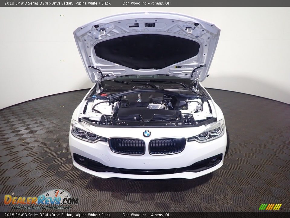 2018 BMW 3 Series 320i xDrive Sedan Alpine White / Black Photo #7
