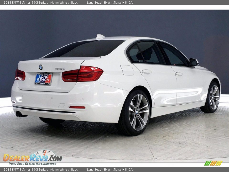 2018 BMW 3 Series 330i Sedan Alpine White / Black Photo #13