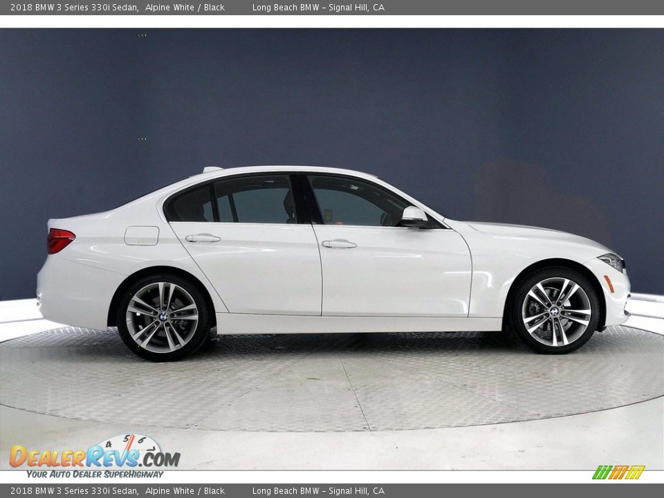 2018 BMW 3 Series 330i Sedan Alpine White / Black Photo #14