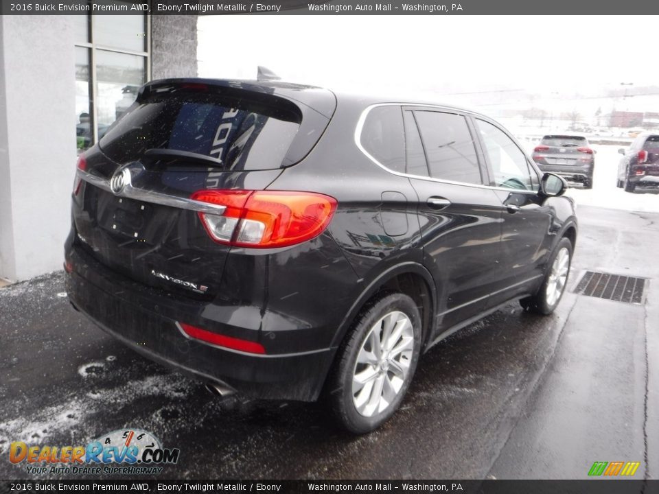 2016 Buick Envision Premium AWD Ebony Twilight Metallic / Ebony Photo #8