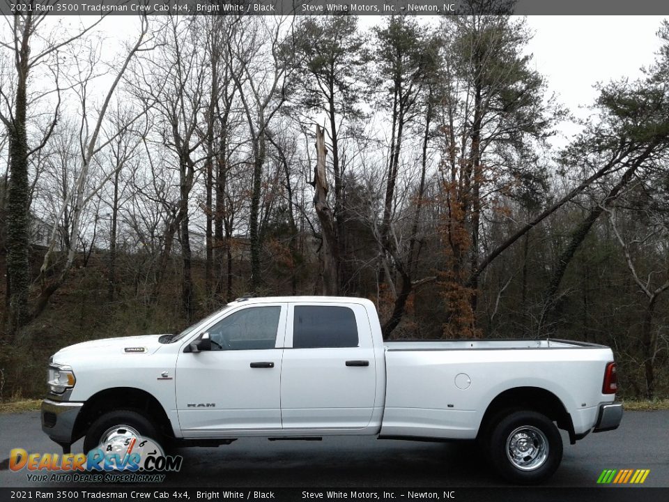 2021 Ram 3500 Tradesman Crew Cab 4x4 Bright White / Black Photo #1