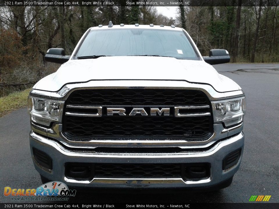 2021 Ram 3500 Tradesman Crew Cab 4x4 Bright White / Black Photo #3