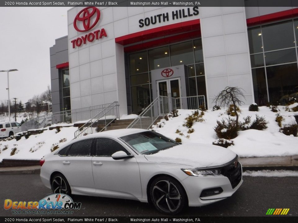 2020 Honda Accord Sport Sedan Platinum White Pearl / Black Photo #2