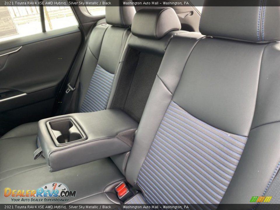2021 Toyota RAV4 XSE AWD Hybrid Silver Sky Metallic / Black Photo #32
