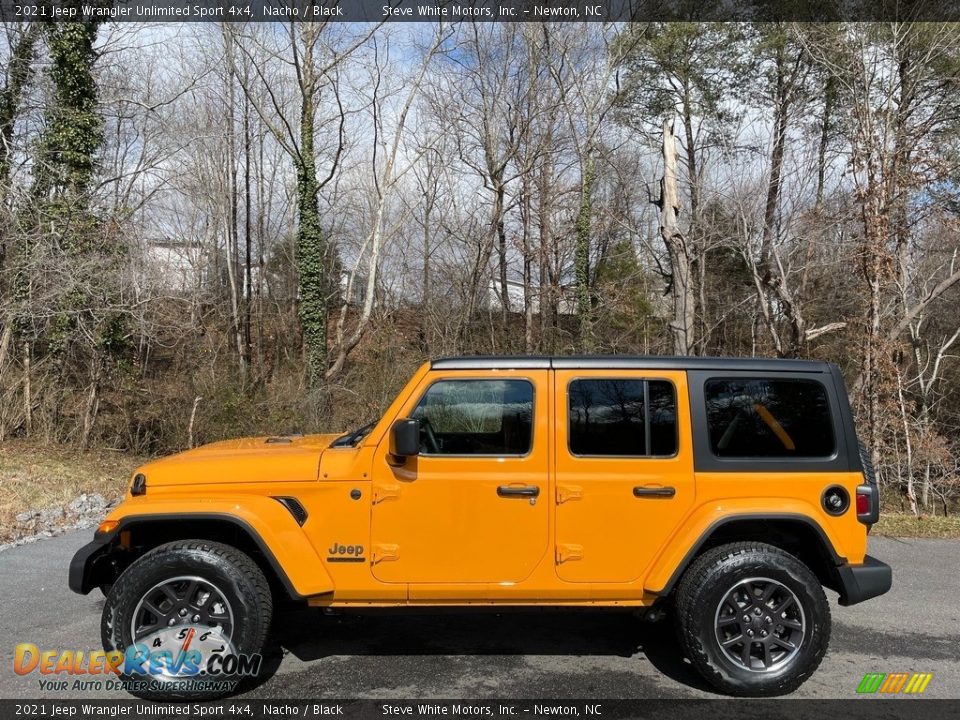 2021 Jeep Wrangler Unlimited Sport 4x4 Nacho / Black Photo #1