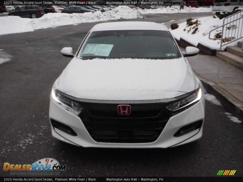 2020 Honda Accord Sport Sedan Platinum White Pearl / Black Photo #7