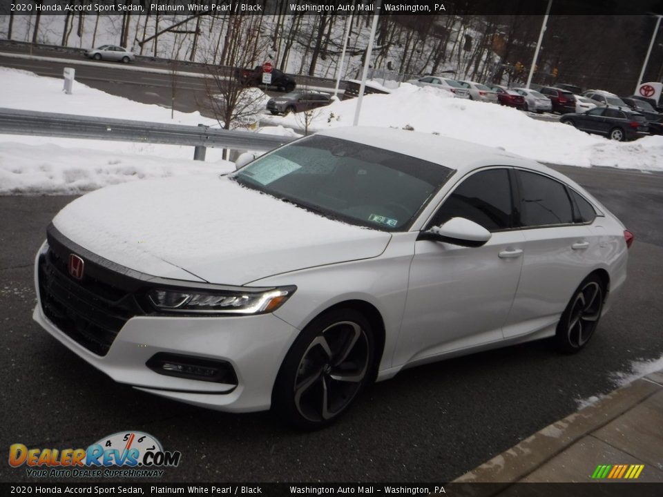 2020 Honda Accord Sport Sedan Platinum White Pearl / Black Photo #8
