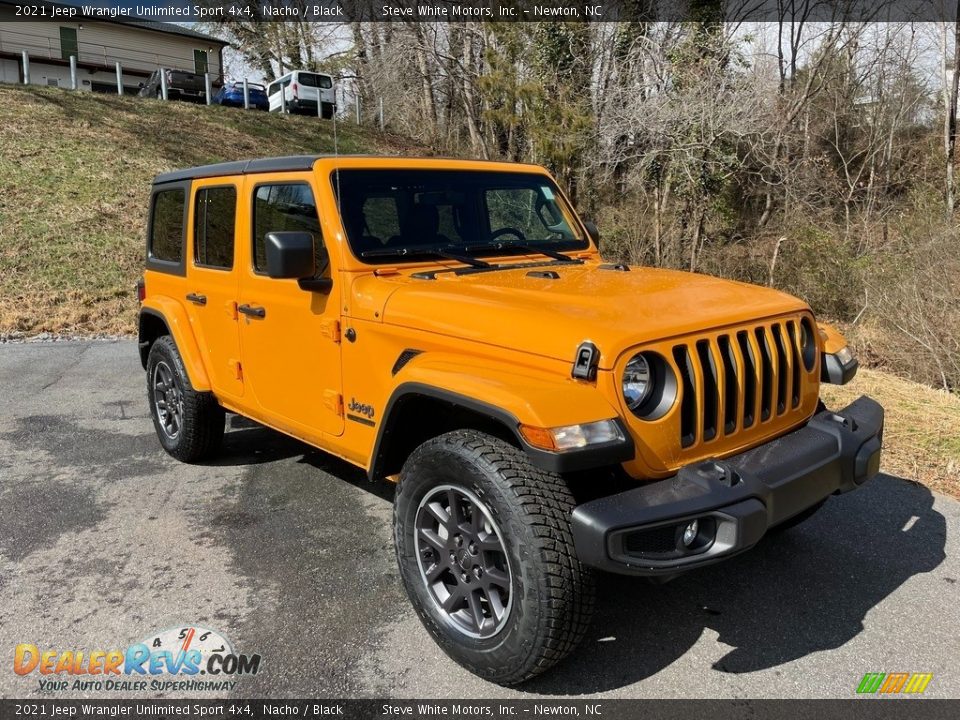 2021 Jeep Wrangler Unlimited Sport 4x4 Nacho / Black Photo #4