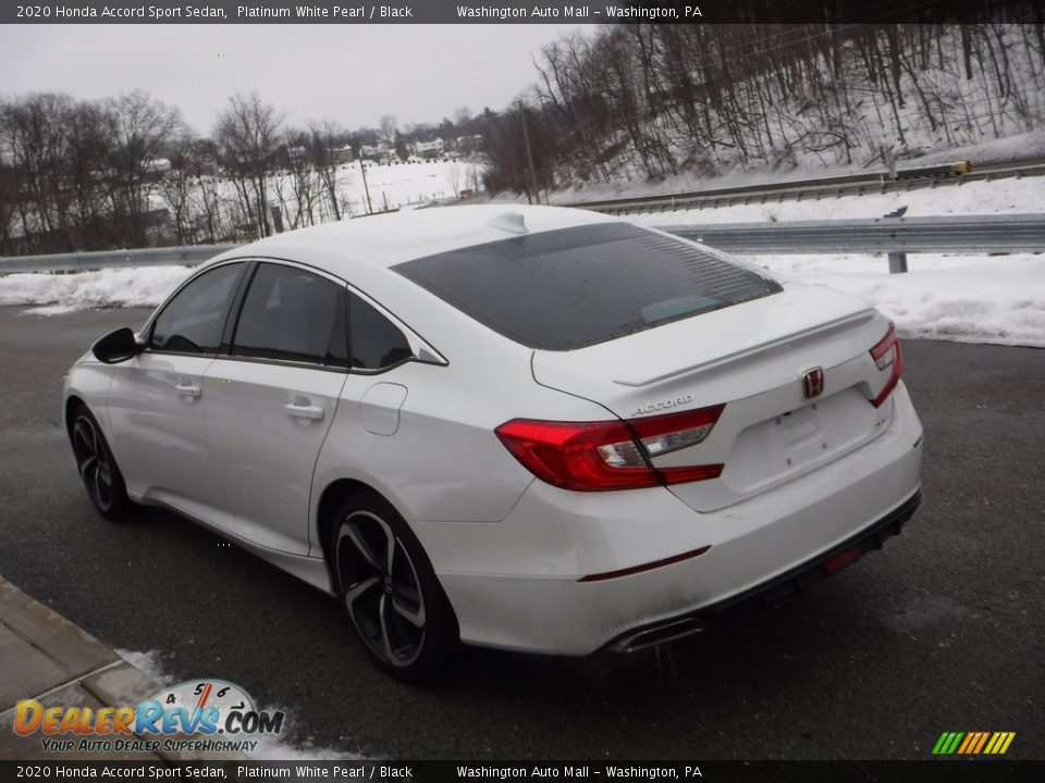 2020 Honda Accord Sport Sedan Platinum White Pearl / Black Photo #9