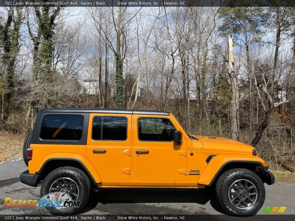 2021 Jeep Wrangler Unlimited Sport 4x4 Nacho / Black Photo #5